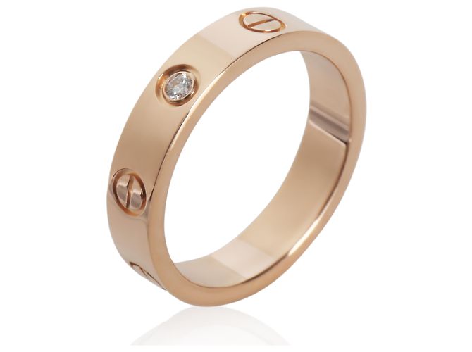 Anello Love Modello Piccolo in Oro Rosa e Diamanti Cartier - vista 2
