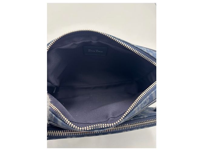 Christian Dior Saddle Triple Zip Leather Preto - vista 3