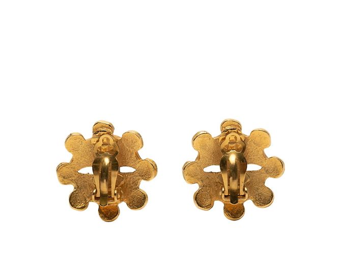 Orecchini vintage a clip Coco Mark di Chanel D'oro - vista 2