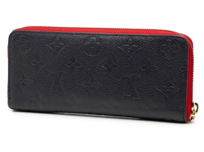 Louis Vuitton Monogram Empreinte Langbörse Rot Marineblau - Ansicht 2