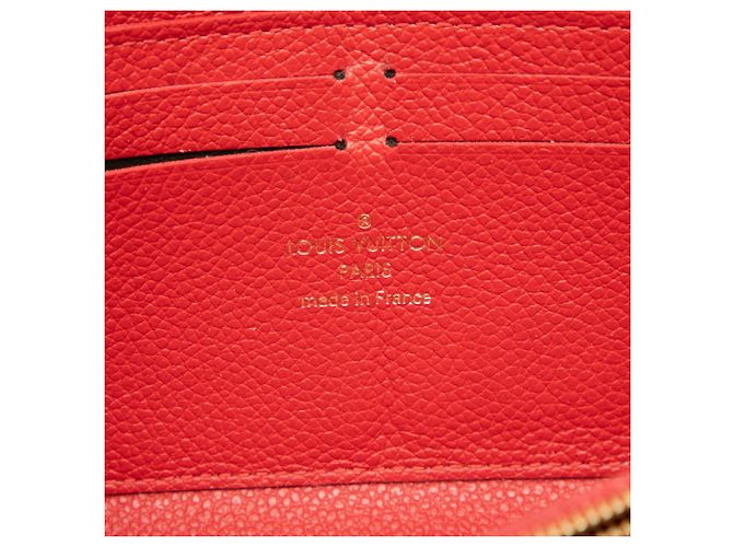 Louis Vuitton Monogram Empreinte Langbörse Rot Marineblau - Ansicht 5