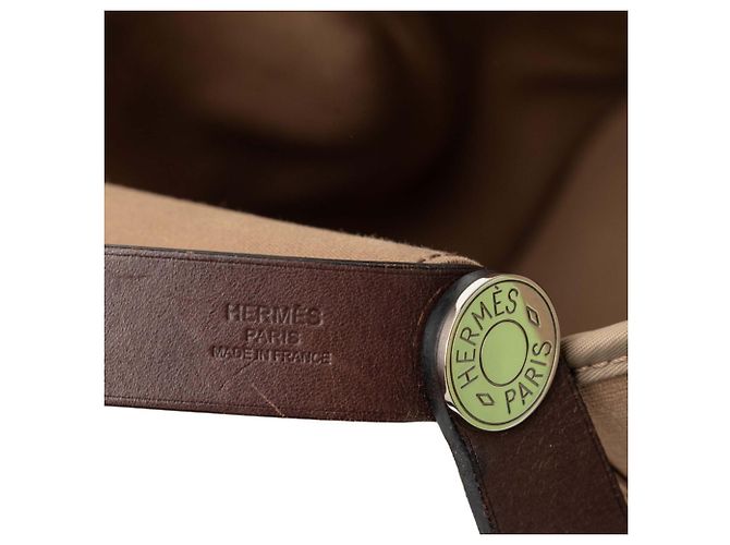 Borsa a mano/spalla Hermès Cabag Elan PM Beige - vista 6