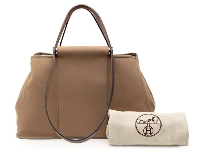 Borsa a mano/spalla Hermès Cabag Elan PM Beige - vista 8