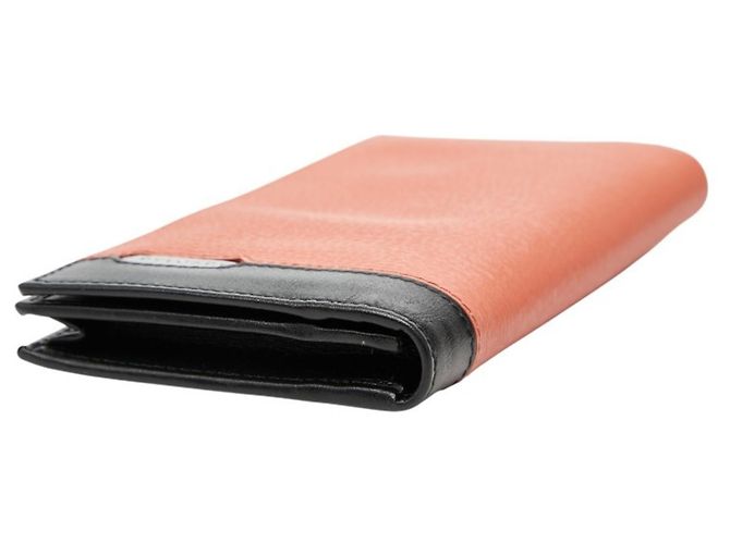 Bulgari Bvlgari Octo Long Wallet Black Orange - view 4