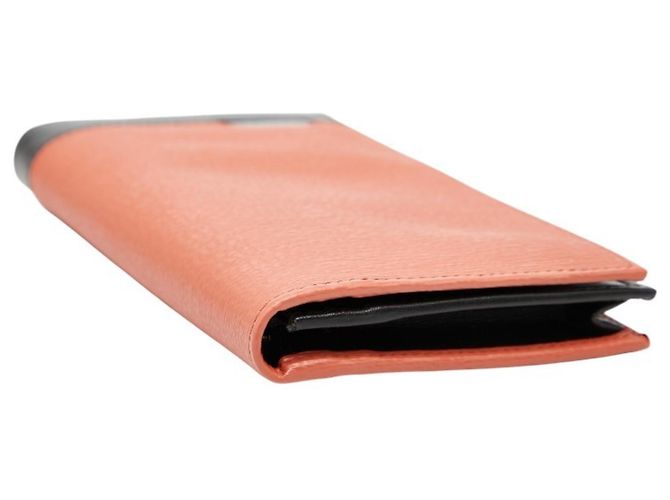 Bulgari Bvlgari Octo Long Wallet Black Orange - view 5