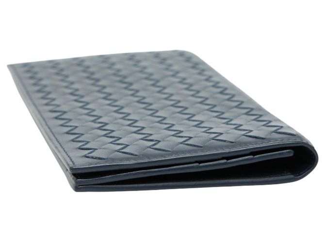 Billetera Bifold Intrecciato Bottega Veneta Azul marino - vista 4