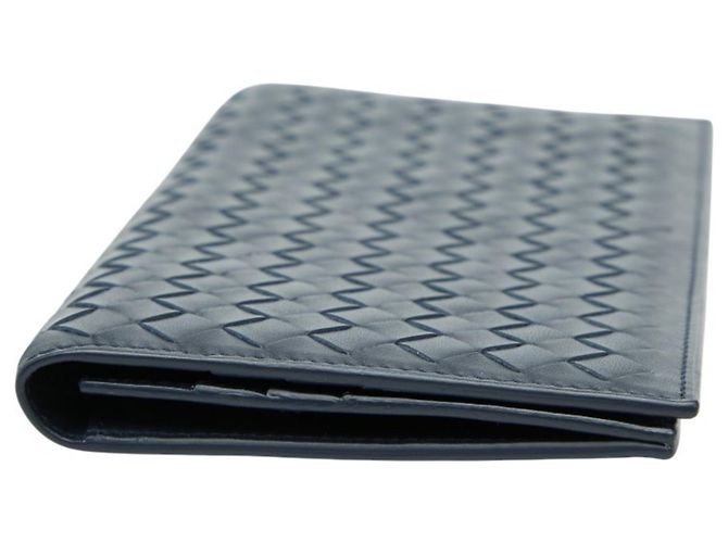 Billetera Bifold Intrecciato Bottega Veneta Azul marino - vista 5