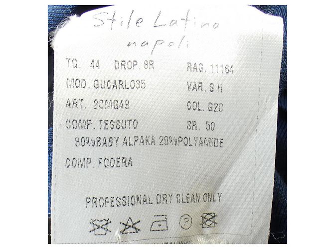 Autre Marque Chaqueta Stile Latino Napoli Castaño Blanco Azul - vista 3