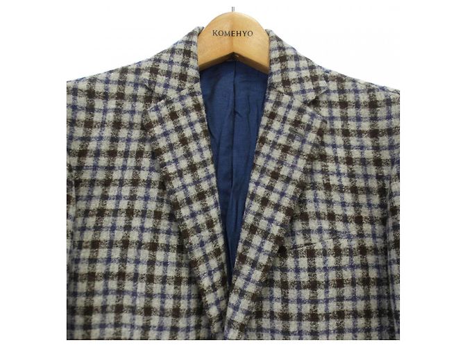 Autre Marque Chaqueta Stile Latino Napoli Castaño Blanco Azul - vista 5