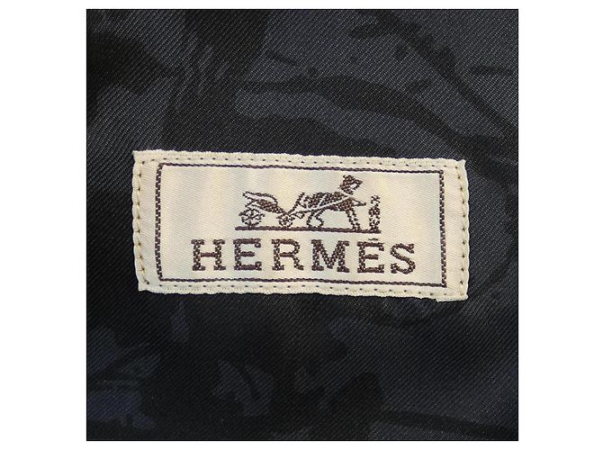 Giacca Riders in Pelle di Vitello Hermès Nero - vista 5