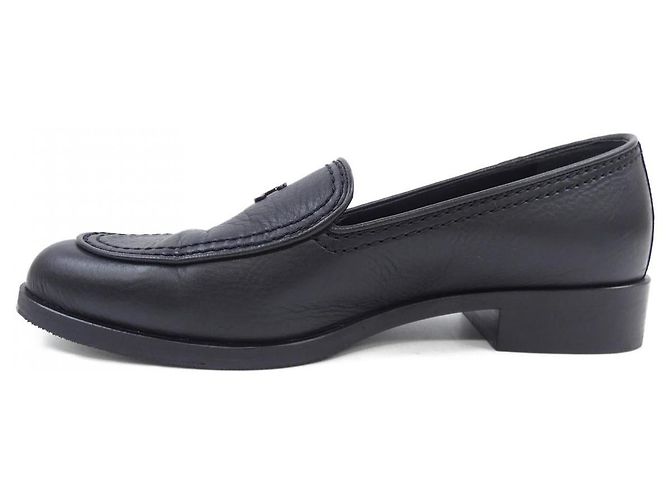 Timeless Mocassini Chanel in pelle di vitello Nero - vista 2