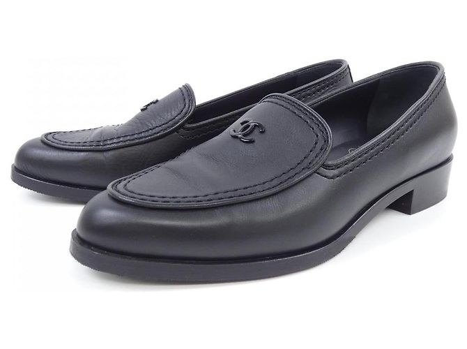 Timeless Mocassini Chanel in pelle di vitello Nero - vista 3