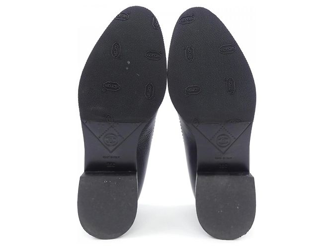 Timeless Mocassini Chanel in pelle di vitello Nero - vista 4