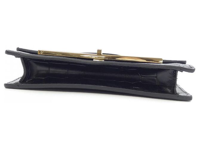 Autre Marque Borsa a spalla in pelle GIANNI CHIARINI Nero - vista 4