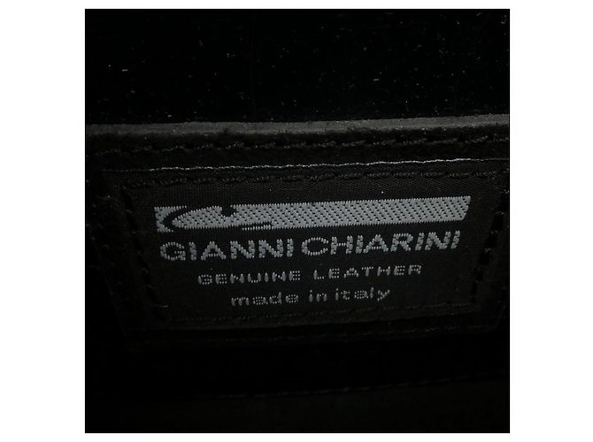 Autre Marque Borsa a spalla in pelle GIANNI CHIARINI Nero - vista 5