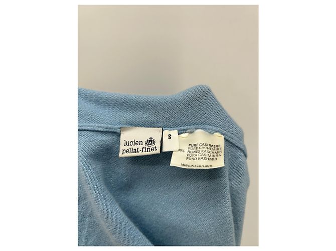 Autre Marque Blauer Cashmere-Cardigan - Ansicht 5