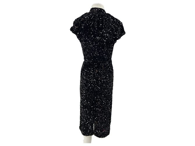 Autre Marque PARFOIS Schwarzes Paillettenkleid - Ansicht 2