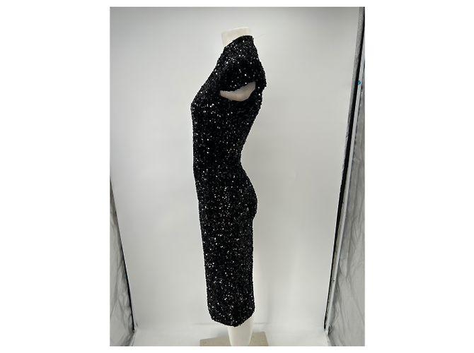Autre Marque PARFOIS Schwarzes Paillettenkleid - Ansicht 4