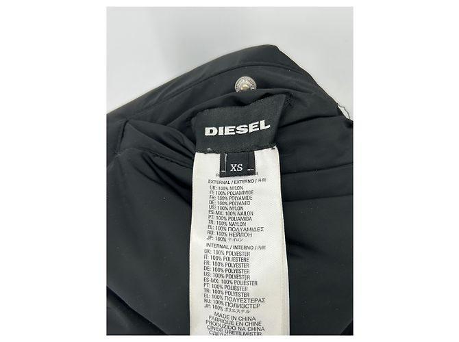 Diesel Wendejacke Schwarz Polyester XS - Ansicht 7