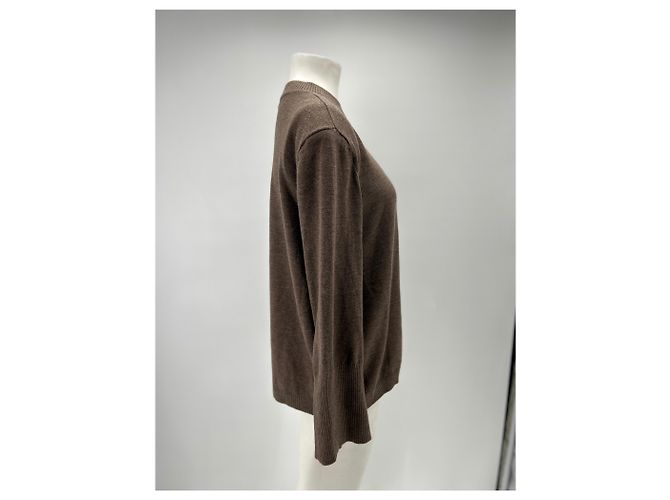 Autre Marque Pull en maille marron ADOORE Taille 34 - vue 3