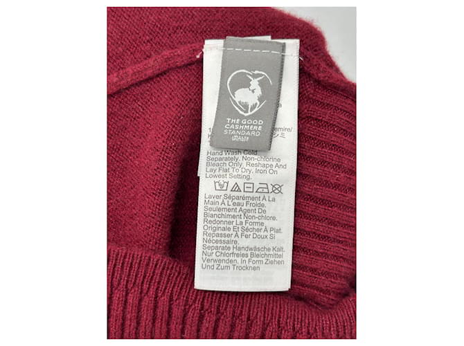 J.Crew Suéter burdeos de cachemira - vista 5