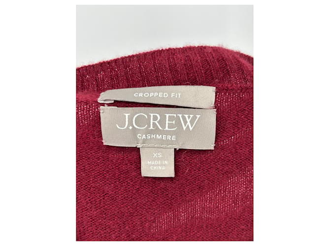 J.Crew Suéter burdeos de cachemira - vista 6
