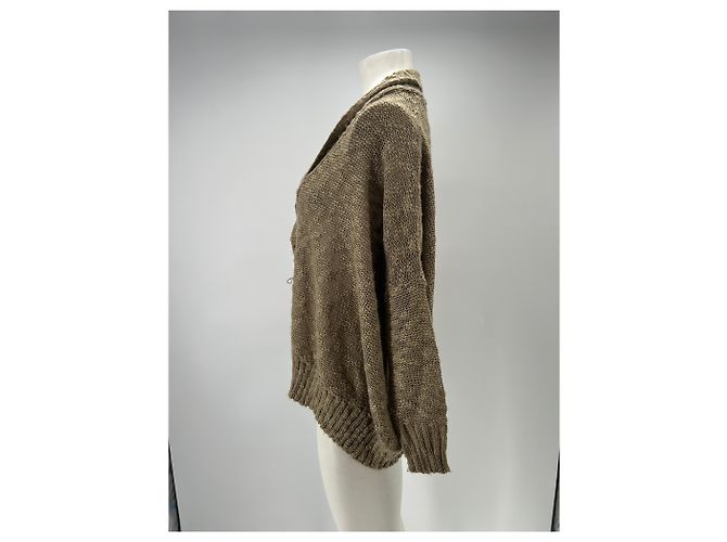 Camila S Millau Strickjacke Beige Baumwolle - Ansicht 4