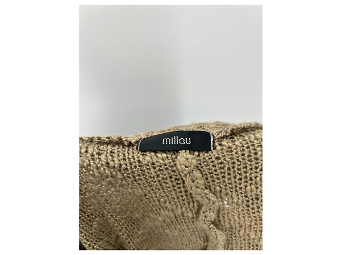 Camila S Millau Strickjacke Beige Baumwolle - Ansicht 6