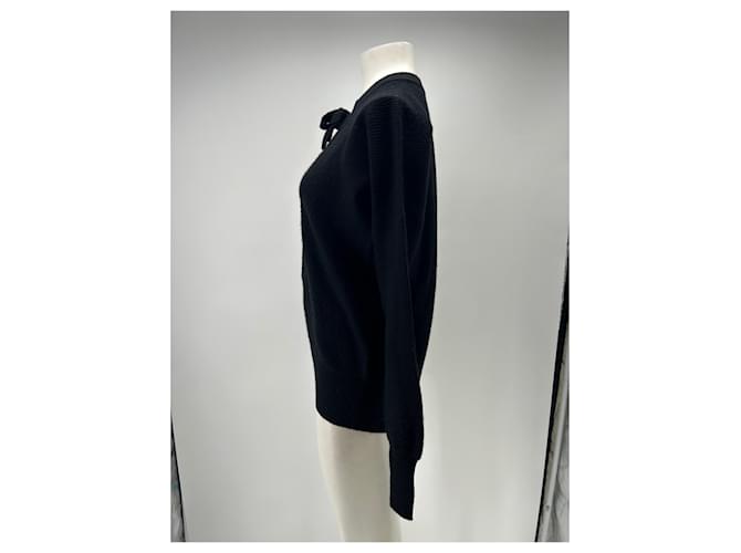 Leetha Feiner schwarzer Pullover aus Kaschmir - Ansicht 4