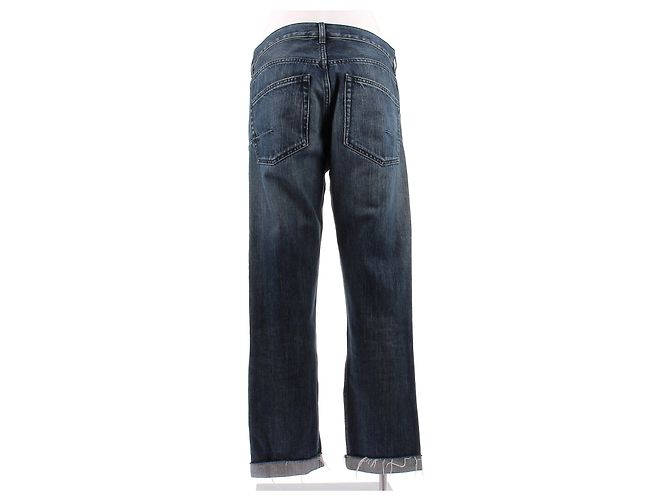 Jeans Christian Dior in cotone blu - vista 2