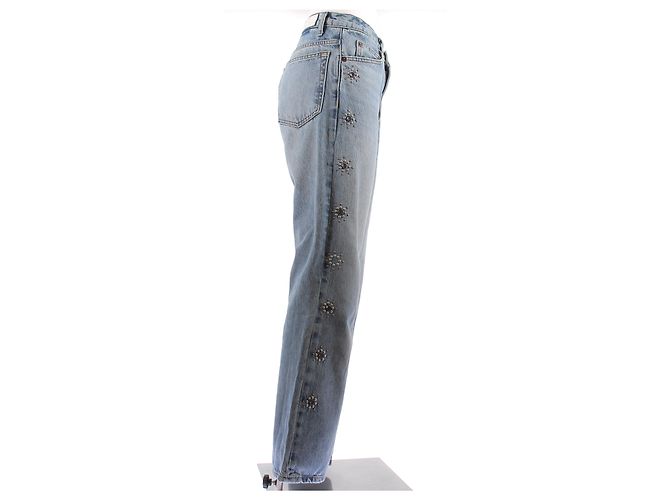 Jean Re/Done en coton bleu taille 27 - vue 3