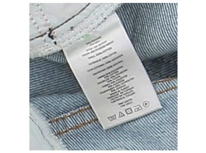Jean Re/Done en coton bleu taille 27 - vue 5