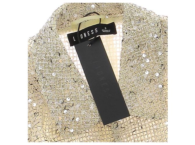 Autre Marque Jaqueta e short com lantejoulas Dourado - vista 10