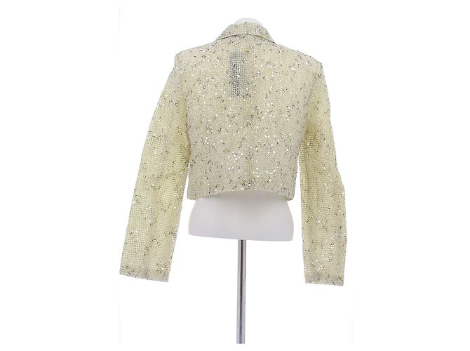 Autre Marque Jaqueta e short com lantejoulas Dourado - vista 2