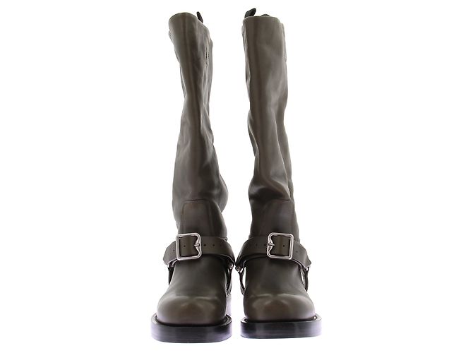 Botines Burberry de piel caqui talla 38 - vista 2