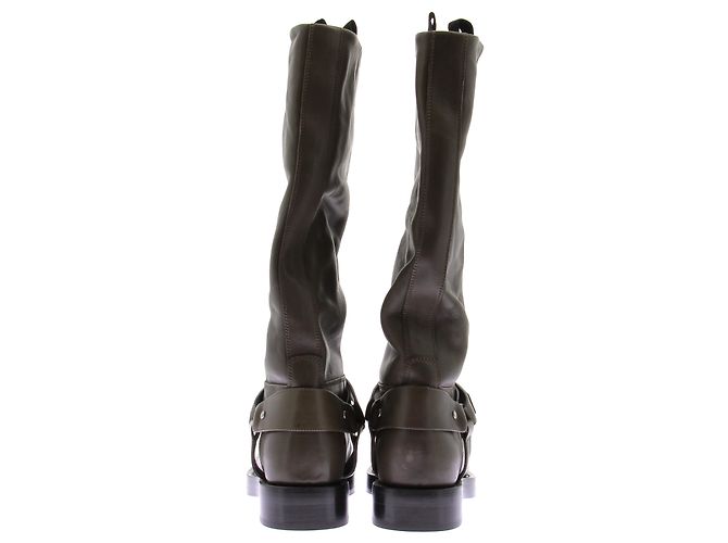 Botines Burberry de piel caqui talla 38 - vista 3