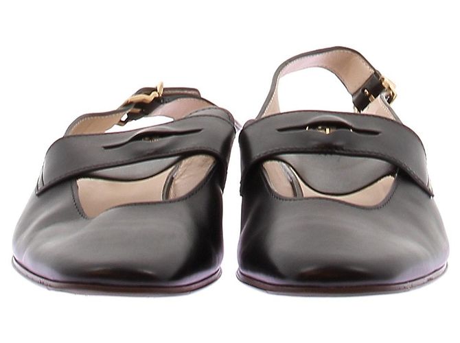 Mocassini aperti Tod's in pelle nera 40 Nero - vista 4