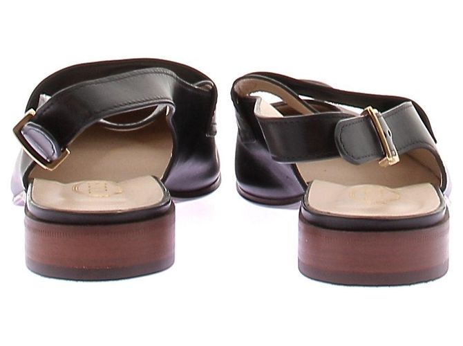 Mocassini aperti Tod's in pelle nera 40 Nero - vista 5