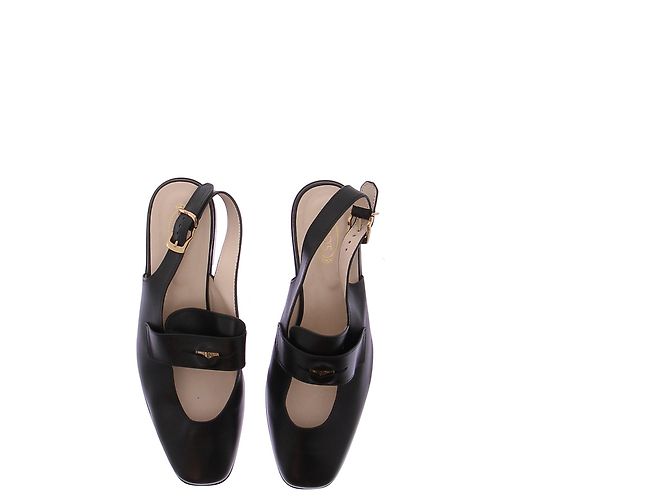 Mocassini aperti Tod's in pelle nera 40 Nero - vista 6