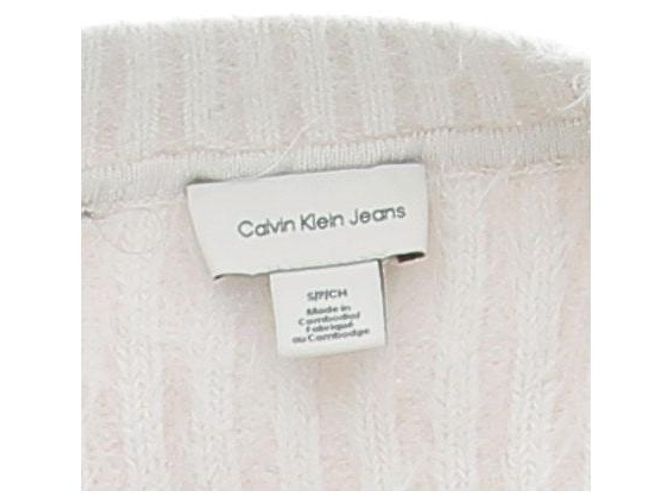 Calvin Klein Cardigan Weiß Polyester Größe S - Ansicht 5