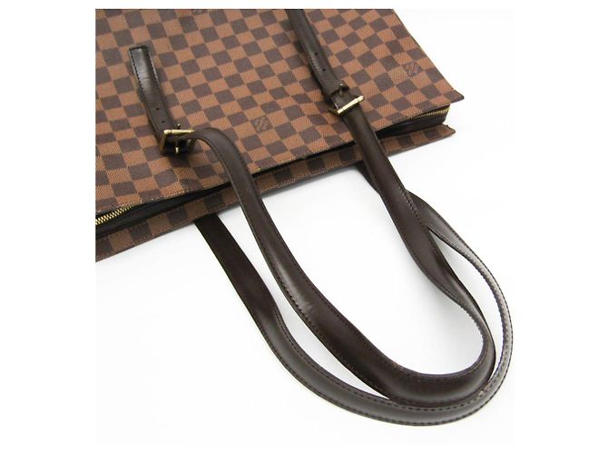 Borsa a spalla Chelsea Damier Louis Vuitton Donna Marrone, Ebano - vista 14