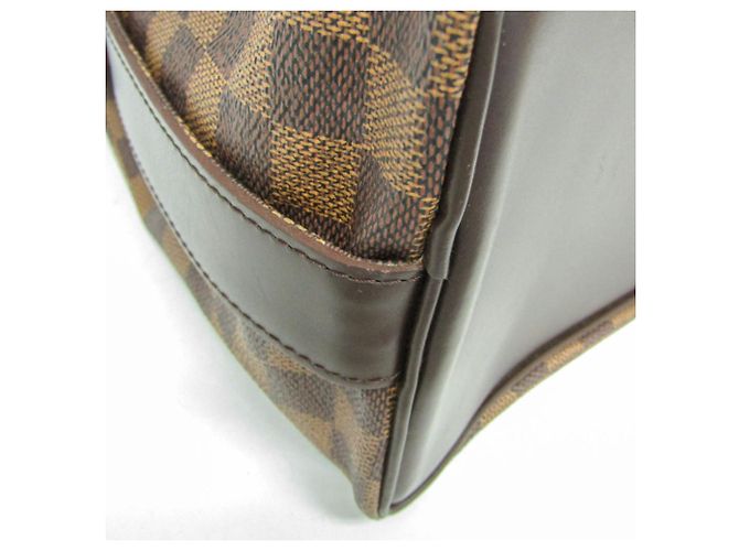 Borsa a spalla Chelsea Damier Louis Vuitton Donna Marrone, Ebano - vista 9