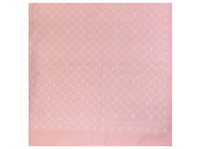 Sciarpa Grande Monogramma in Lana/Seta per Donne LOUIS VUITTON Rosa - Ansicht 5
