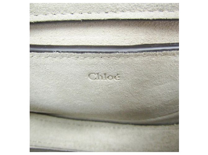 Bolsa de ombro de couro e camurça Chloé Pixie para mulheres, marrom - vista 11