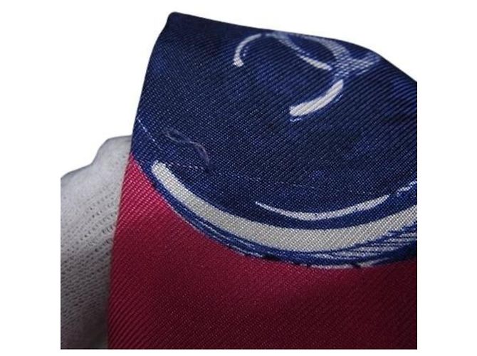 Foulard in seta da donna CHANEL multicolore con marchio Coco - vista 2