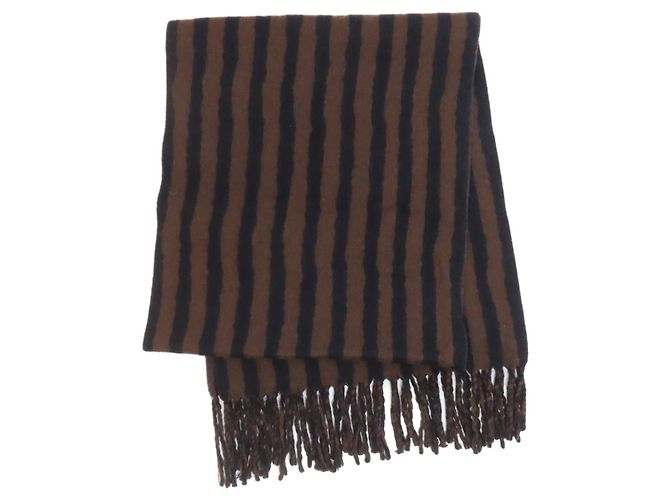 Sciarpa Striata in Cashmere/Wool Donna LOUIS VUITTON Nero - vista 2