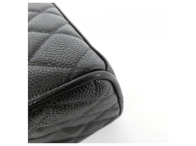 Borse da viaggio in pelle di vitello nera Chanel Nero - vista 3