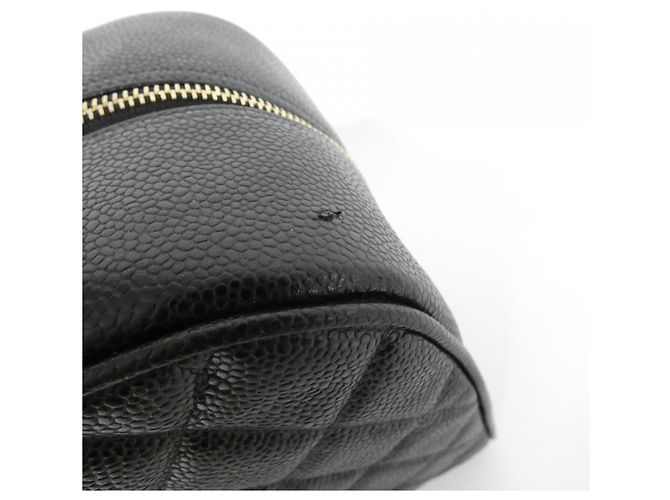 Borse da viaggio in pelle di vitello nera Chanel Nero - vista 4