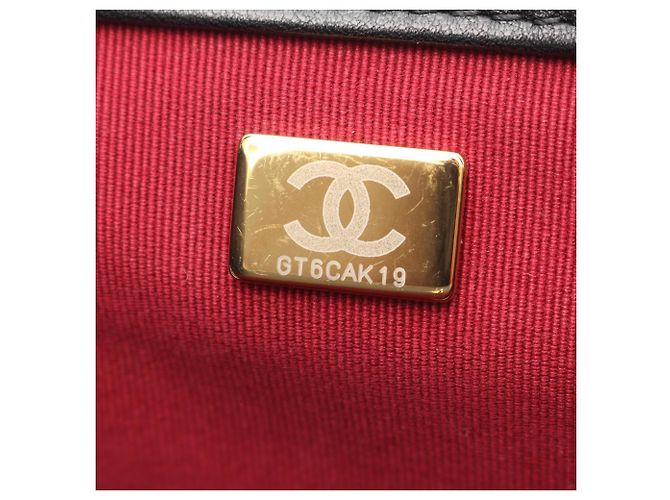 CHANEL Matelassé Tote Bag, Lammleder, Damen, Schwarz - Ansicht 5