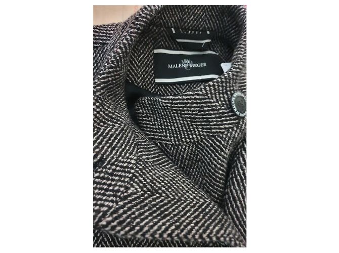 Abrigo By Malene Birger de lana y viscosa Multicolor - vista 4